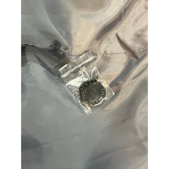 Calvin Klein Women's Single Breasted Lined Metal Button Black Suit Blazer Sz 16W - Picture 6 of 11